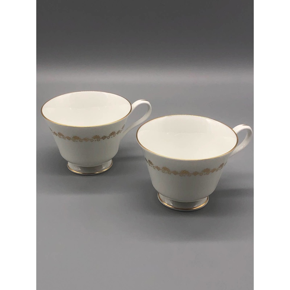 Vintage Milburne (division of Lenox) Bone China Footed Cups 2 Piece